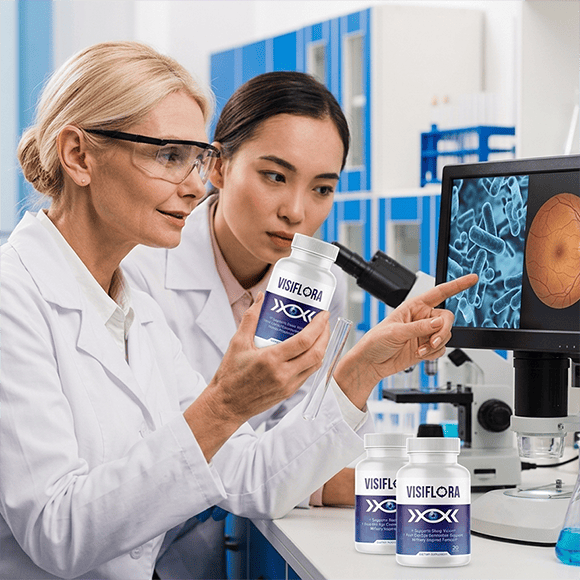 VisiFlora supplement bottle